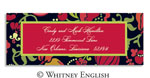 Whitney English Address Labels - Black Fruit (Holiday) (615360)